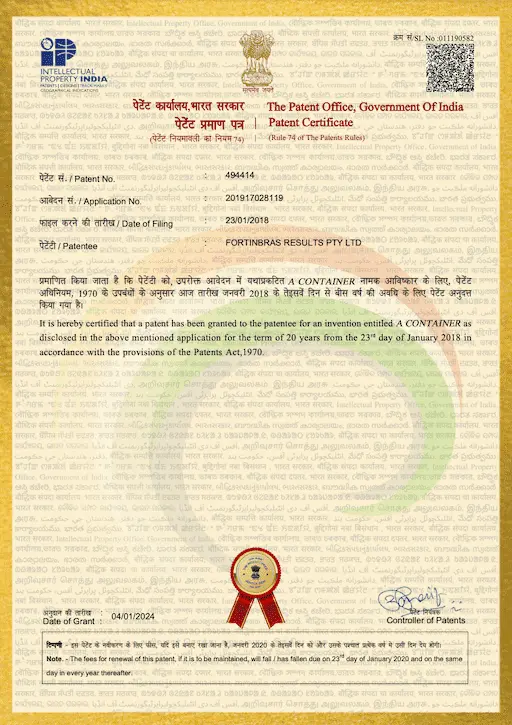 Patent Letter