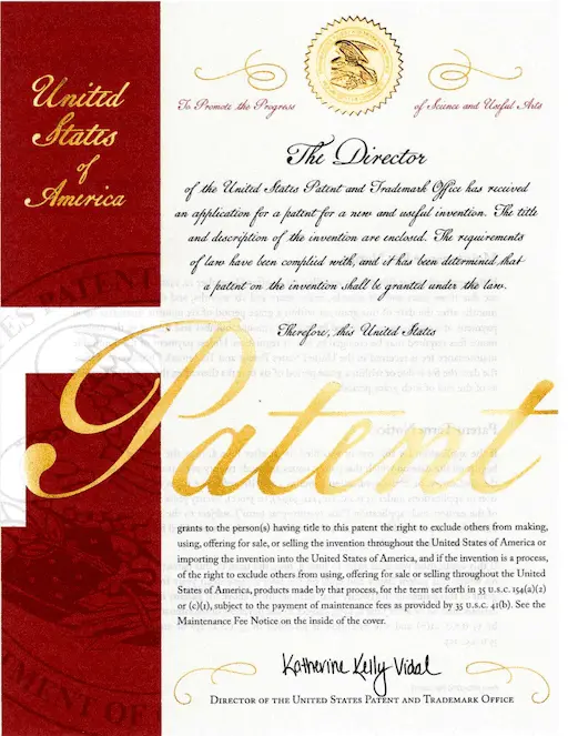 Patent Letter